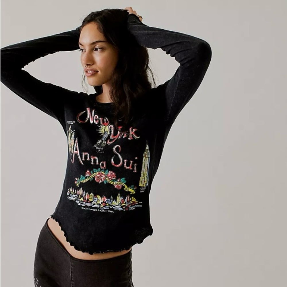 Anna Sui x Free People Graphic Top